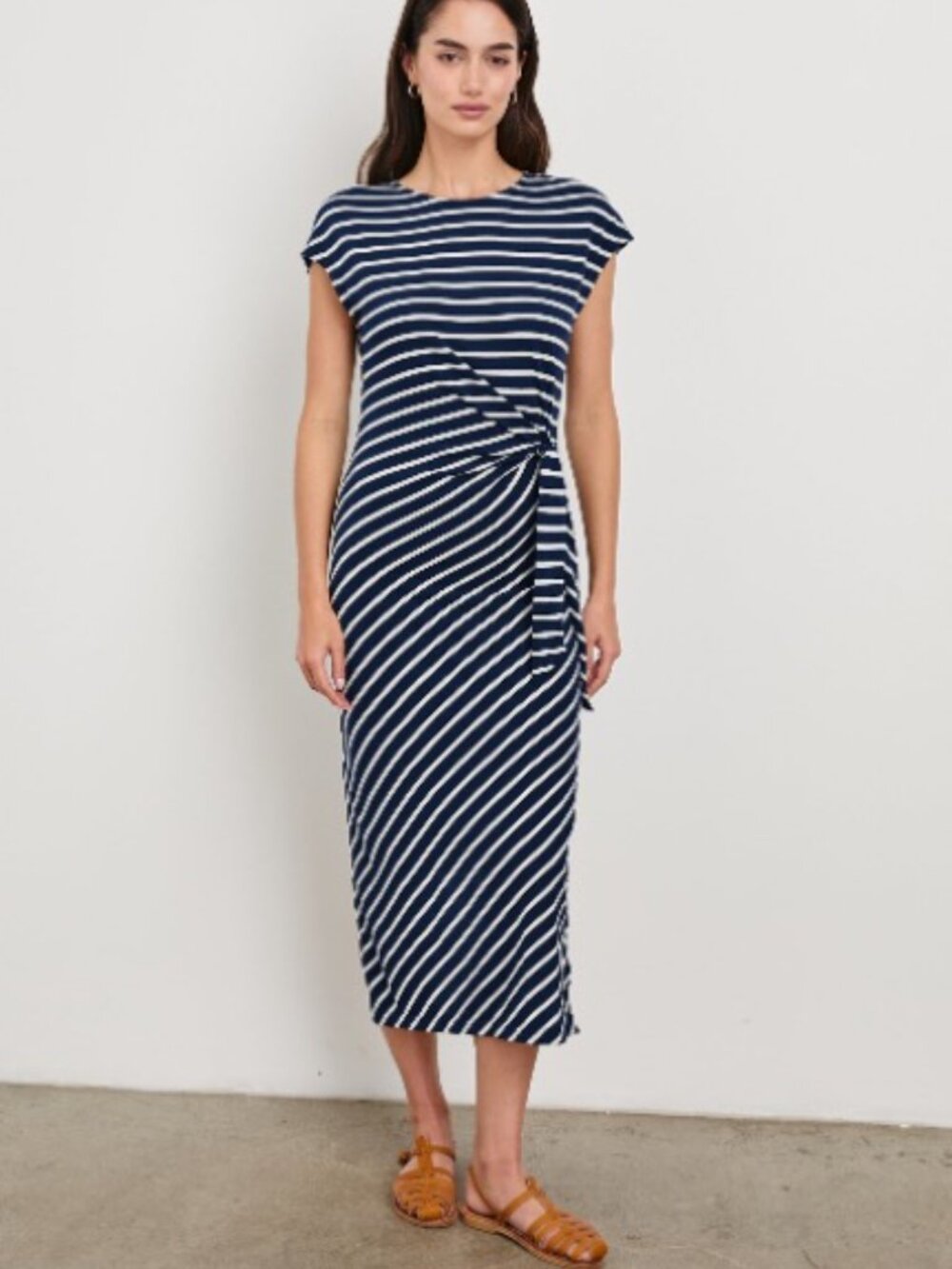 Rails Selah dress - Navy Ivory Stripe - XS